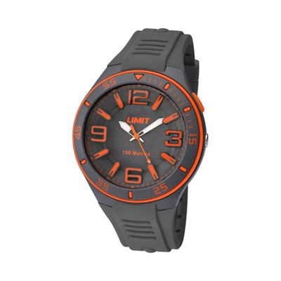 Unisex grey silicone strap watch 5570.24